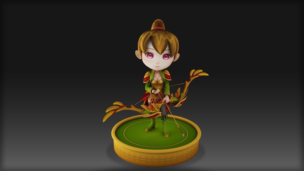 Little fairy Free 3D model_4