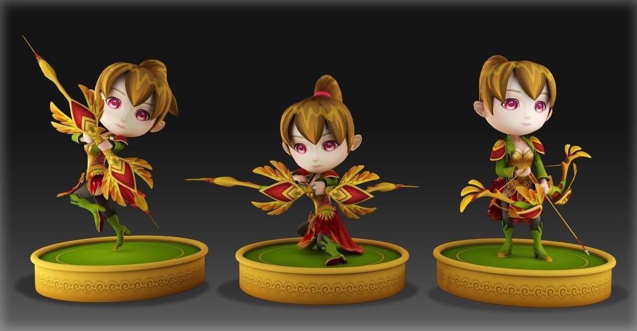 Little fairy Free 3D model_5