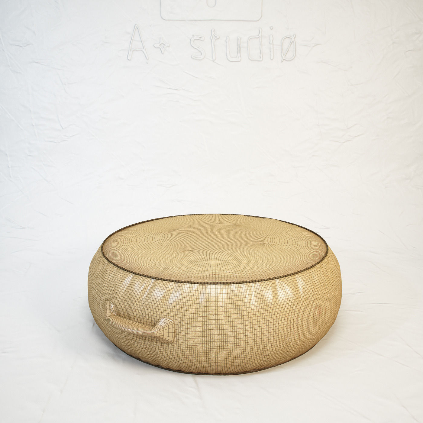 DIESEL Chubby Chic pouf L by Moroso Free 3D model_4