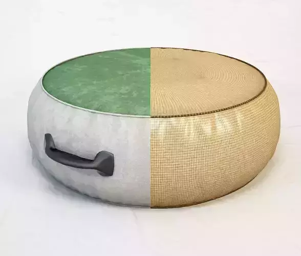 DIESEL Chubby Chic pouf L by Moroso Free 3D model