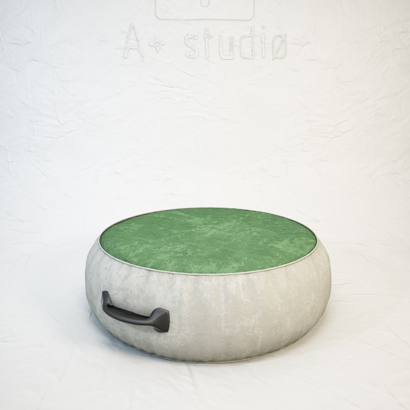 DIESEL Chubby Chic pouf L by Moroso Free 3D model_3