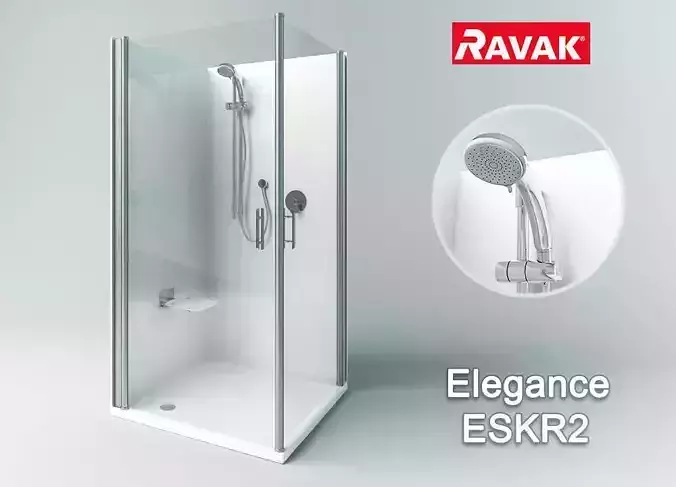 Ravak Elegance ESKR2 3D model