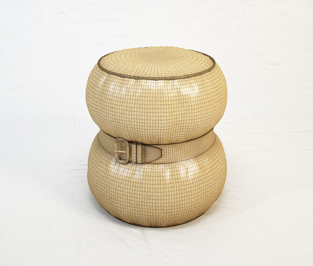 DIESEL Chubby Chic pouf S by Moroso Free 3D model_2