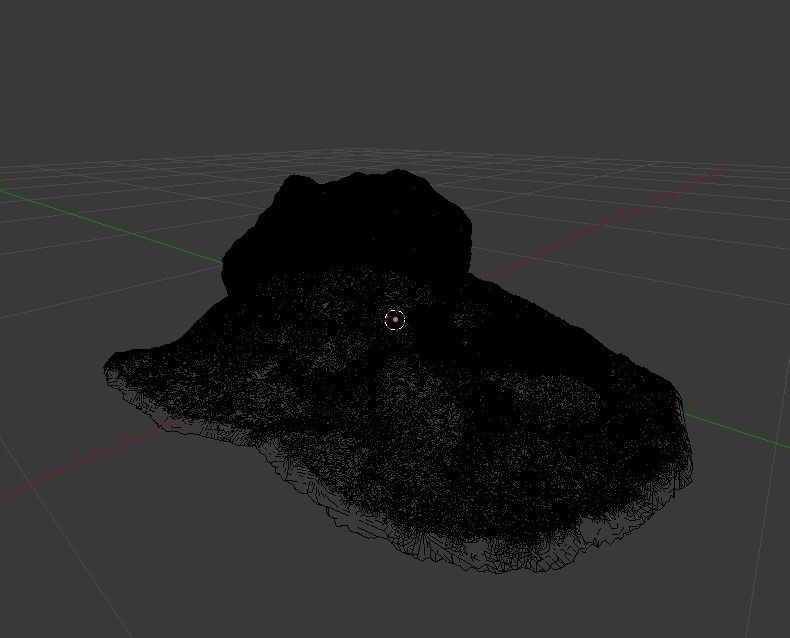 Large Scanned Sandstone Game-Ready Low-poly 3D model_2