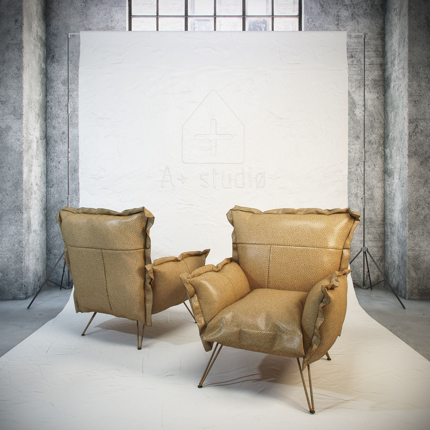 DIESEL Cloudscape armchair by Moroso Free 3D model_2