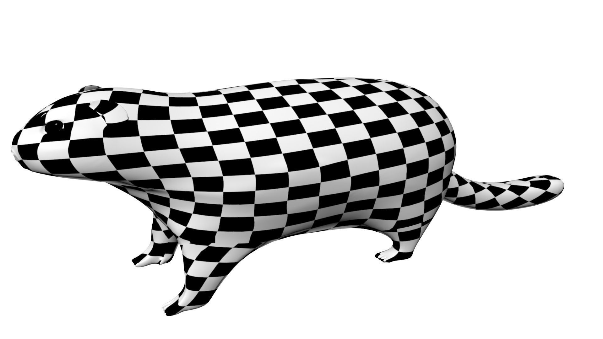 Groundhog UVW 3D model_2