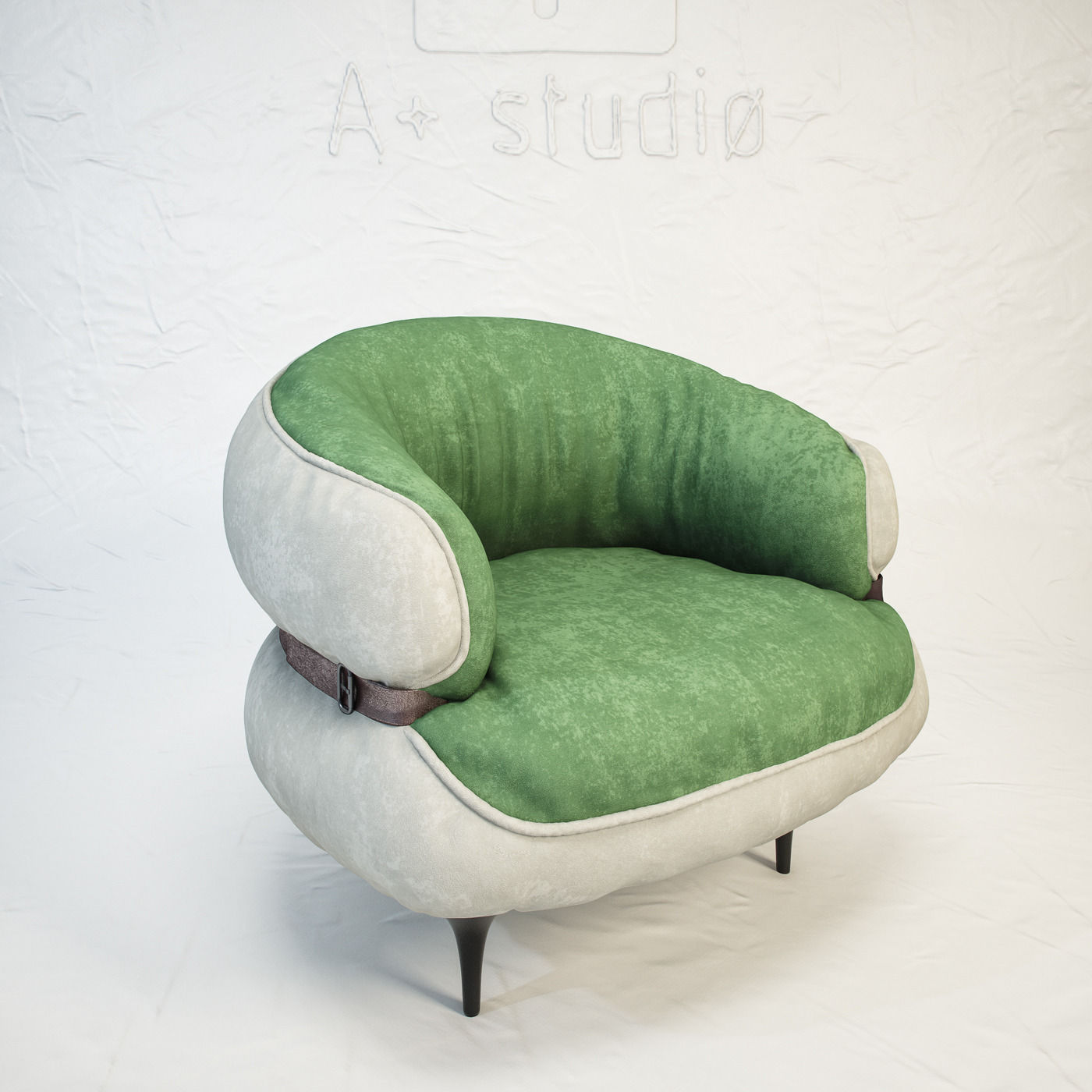 DIESEL Chubby Chic armchair by Moroso Free 3D model_3