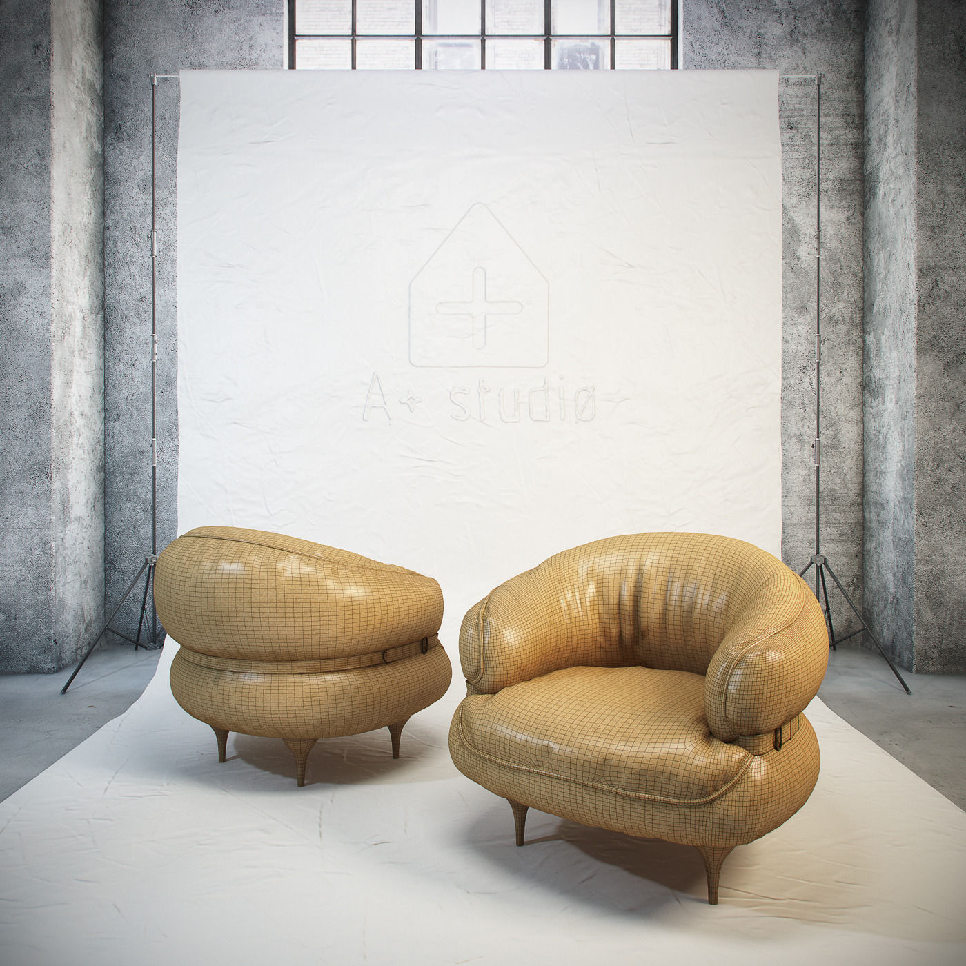 DIESEL Chubby Chic armchair by Moroso Free 3D model_2