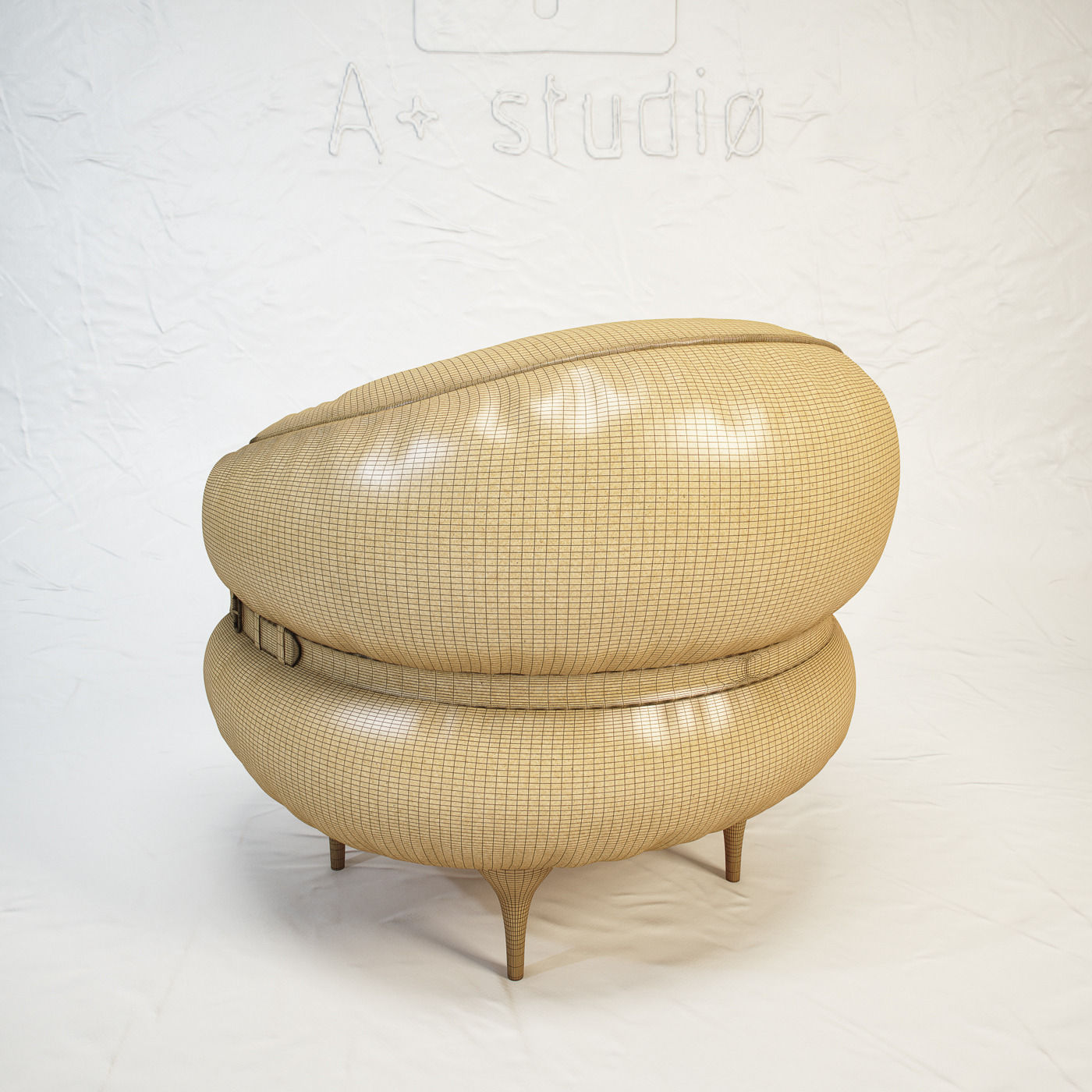 DIESEL Chubby Chic armchair by Moroso Free 3D model_6