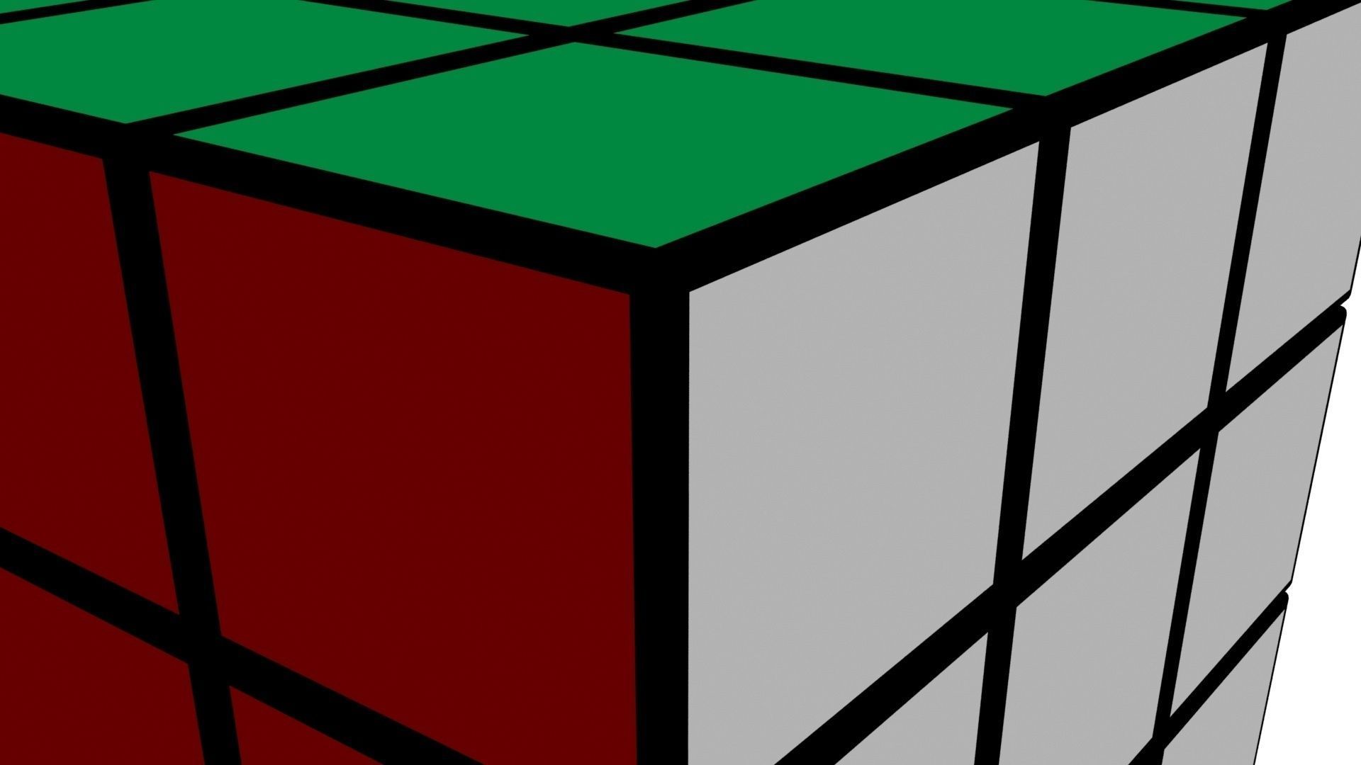 Rubicks Cube 3D model_3