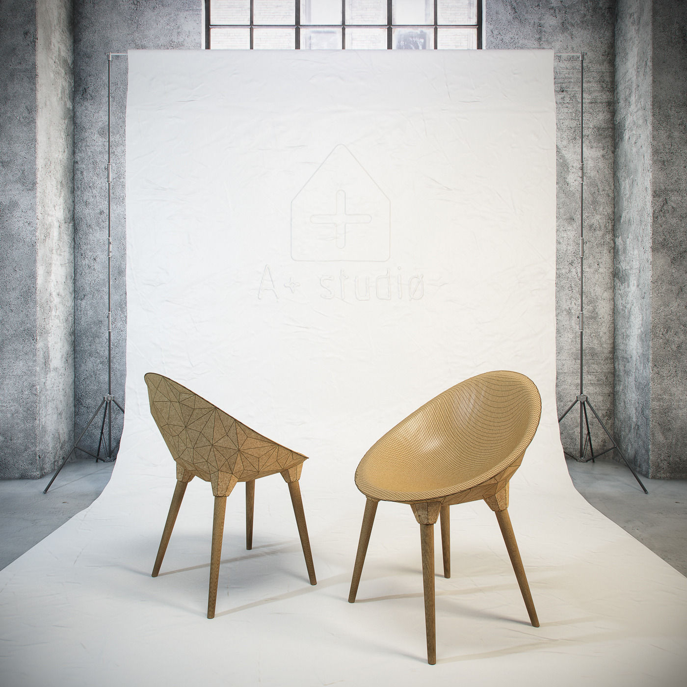 DIESEL Rock chair by Moroso Free 3D model_2