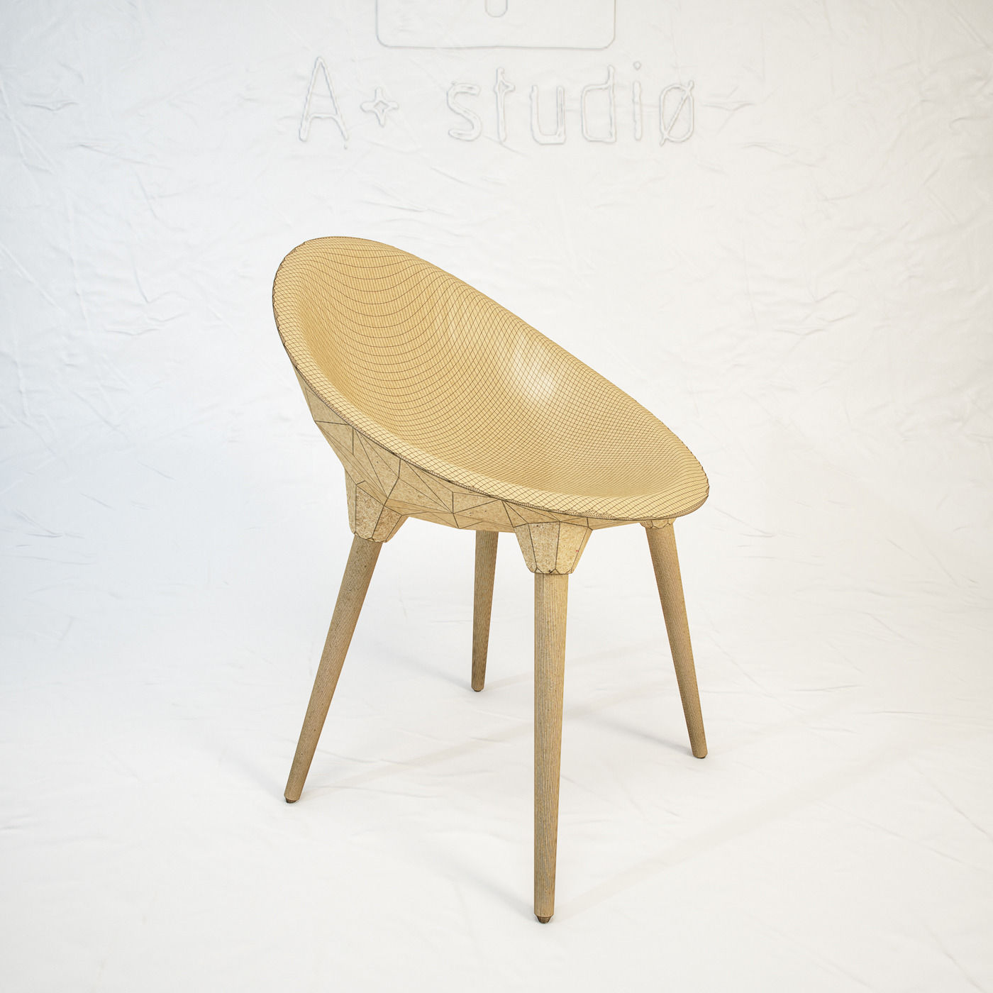 DIESEL Rock chair by Moroso Free 3D model_4