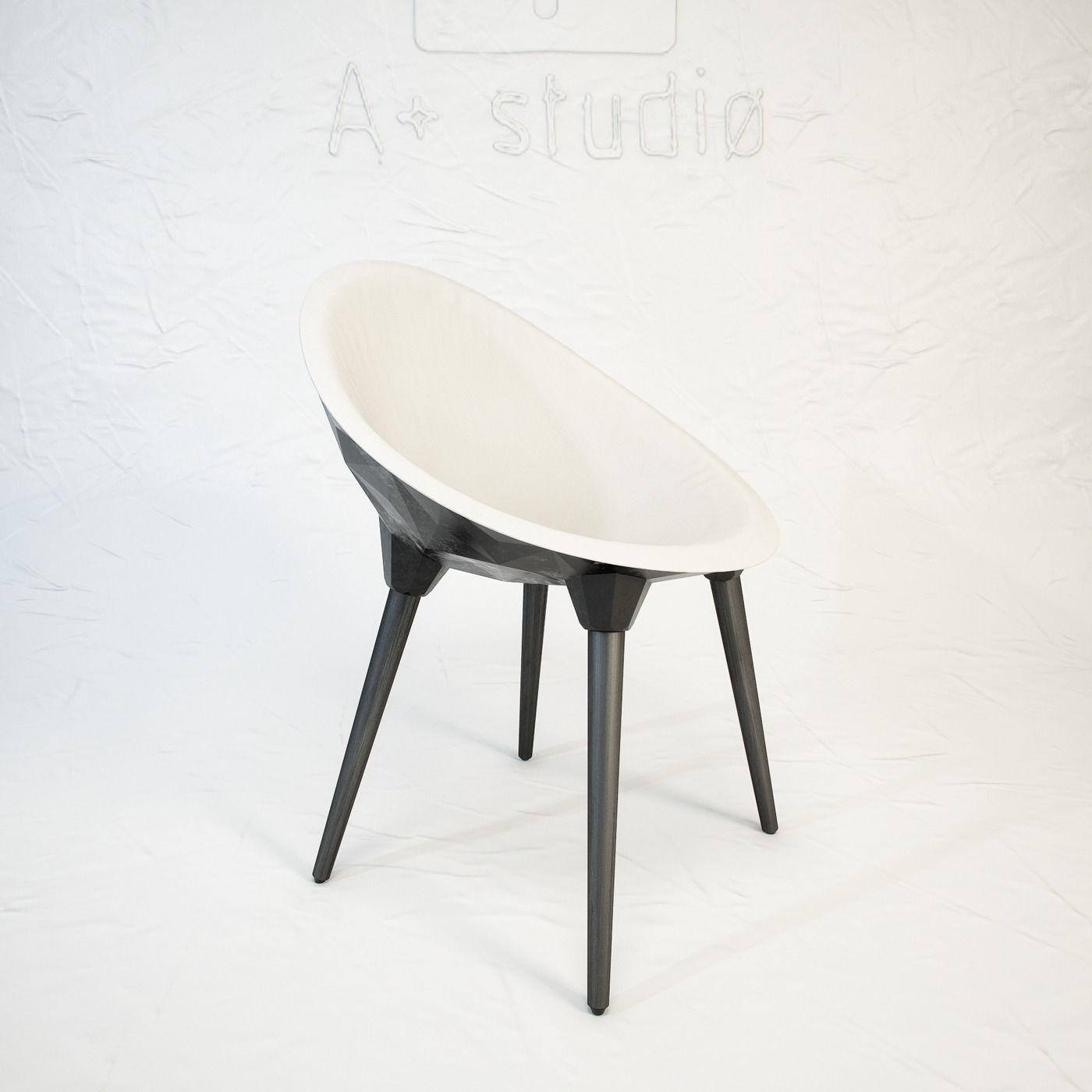 DIESEL Rock chair by Moroso Free 3D model_3