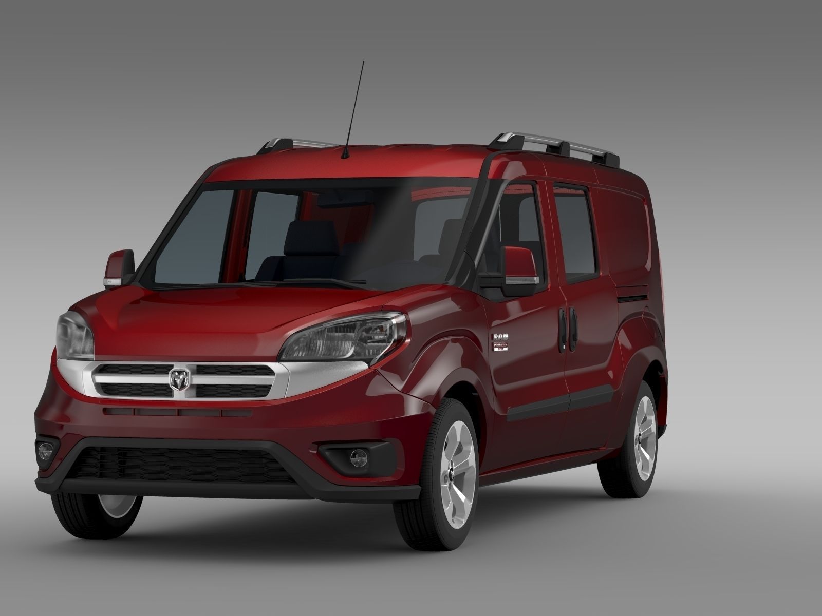 Ram ProMaster City Wagon SLT 2017 3D model_4