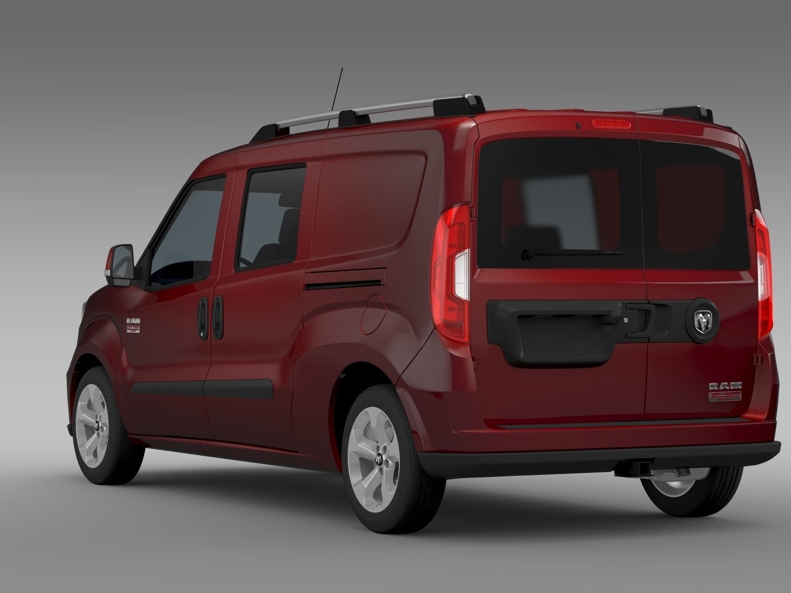Ram ProMaster City Wagon SLT 2017 3D model_7