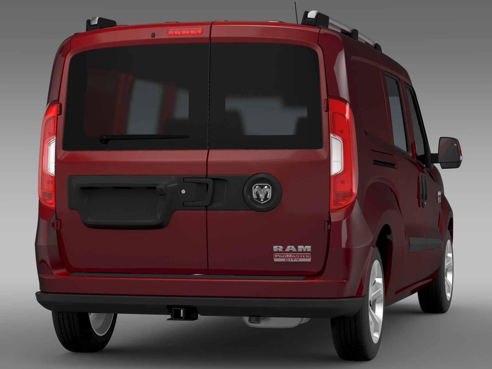 Ram ProMaster City Wagon SLT 2017 3D model_9