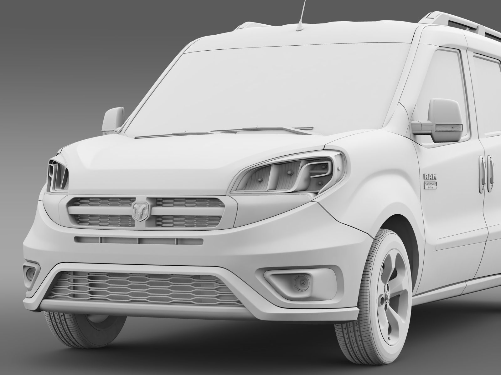 Ram ProMaster City Wagon SLT 2017 3D model_14