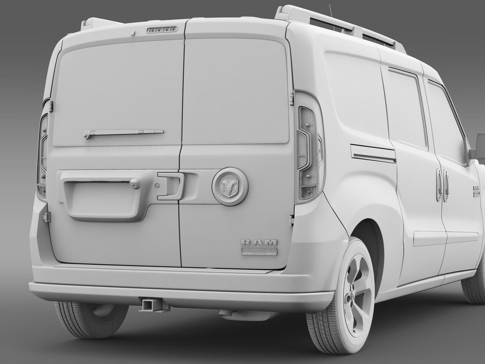 Ram ProMaster City Wagon SLT 2017 3D model_13