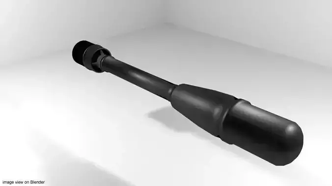 Rocket Launcher - Projectile - M6A1 3D model