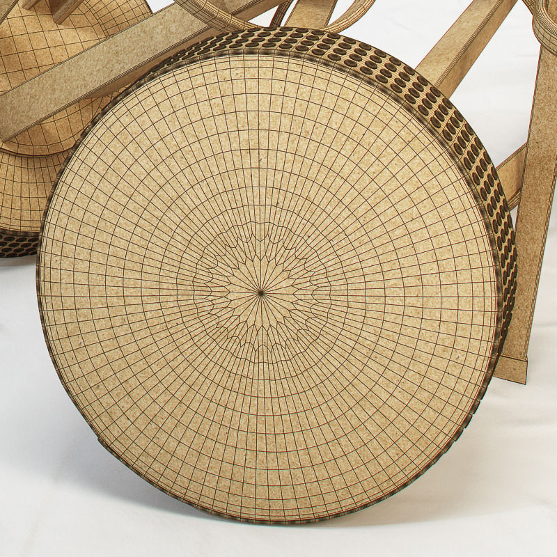 DIESEL Bar Stud stool by Moroso 3D model_6