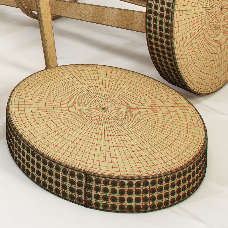 DIESEL Bar Stud stool by Moroso 3D model_8