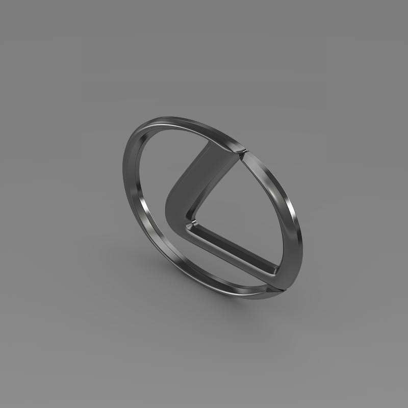 LEXUS Logo 3D model_3