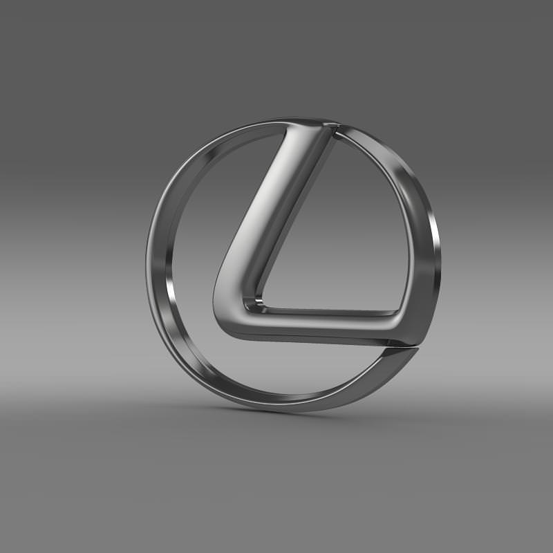 LEXUS Logo 3D model_1