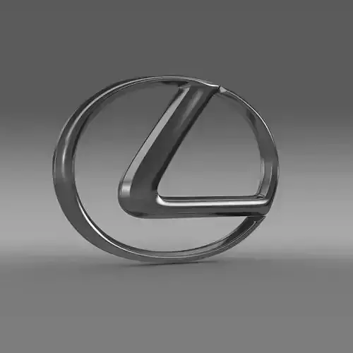 LEXUS Logo 3D model LEXUS Logo 3D model