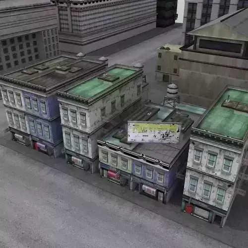 Downtown Commercial City Block