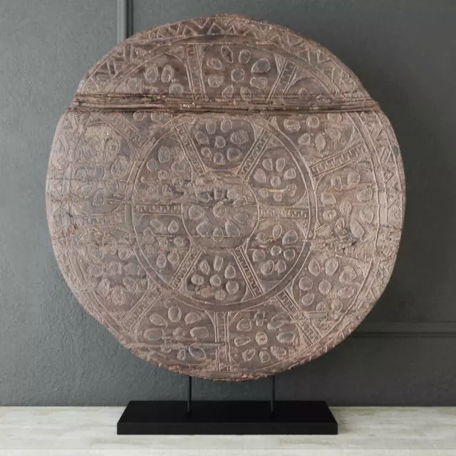 Asmat Calendar 3D model_0