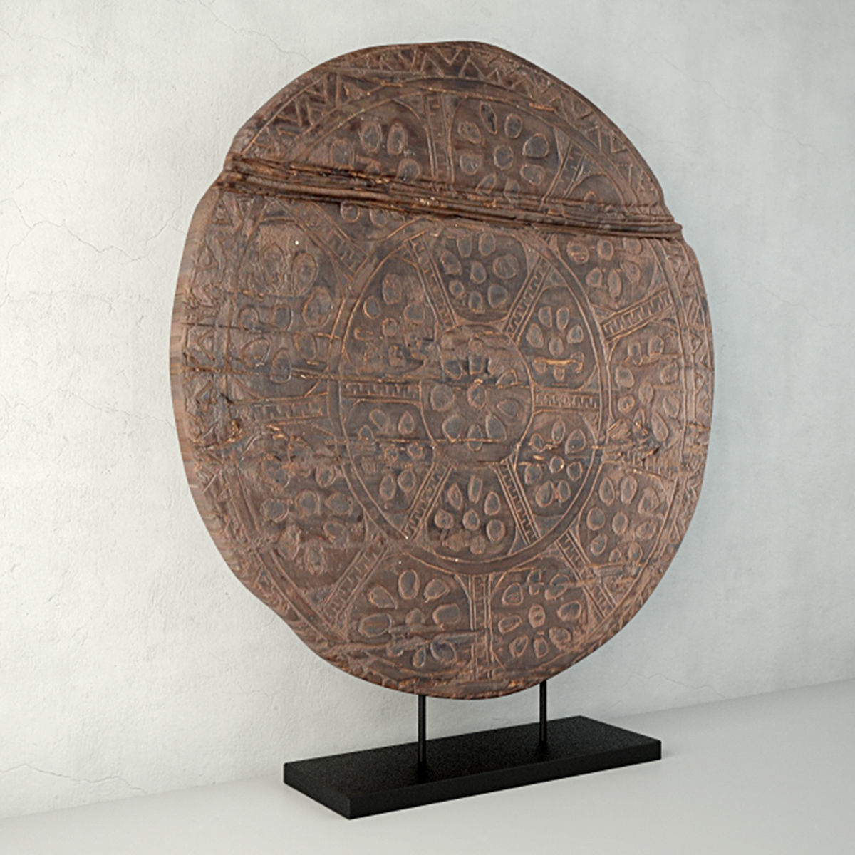 Asmat Calendar 3D model_3