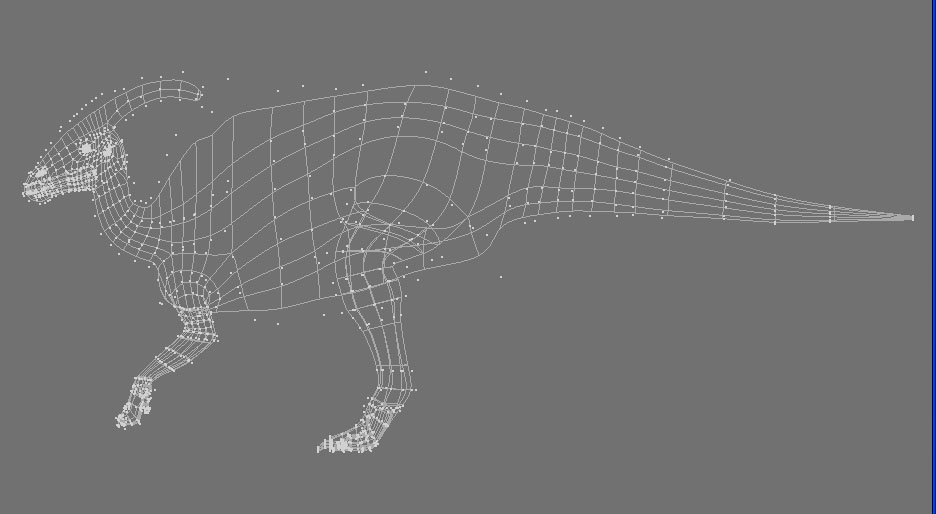 Parasaurolophus Type-1 3D model_5
