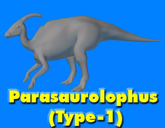 Parasaurolophus Type-1 3D model_0