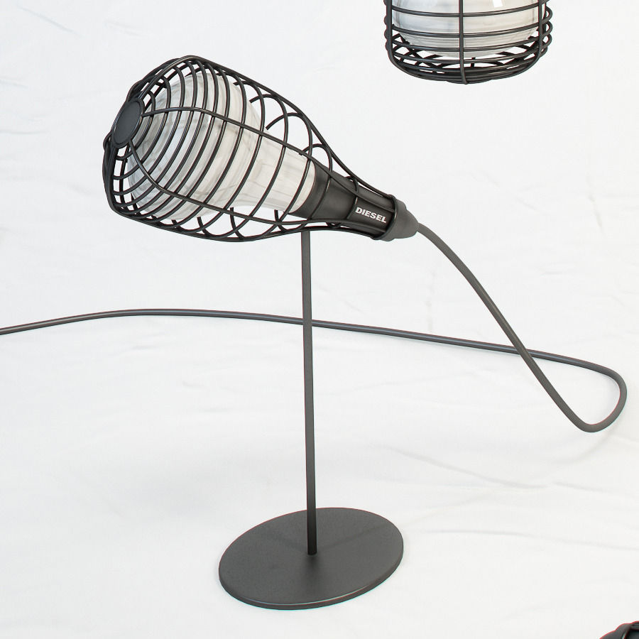 DIESEL Cage Mic light by Foscarini Free 3D model_5