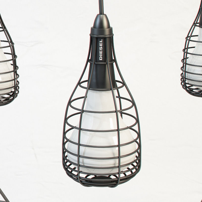 DIESEL Cage Mic light by Foscarini Free 3D model_3