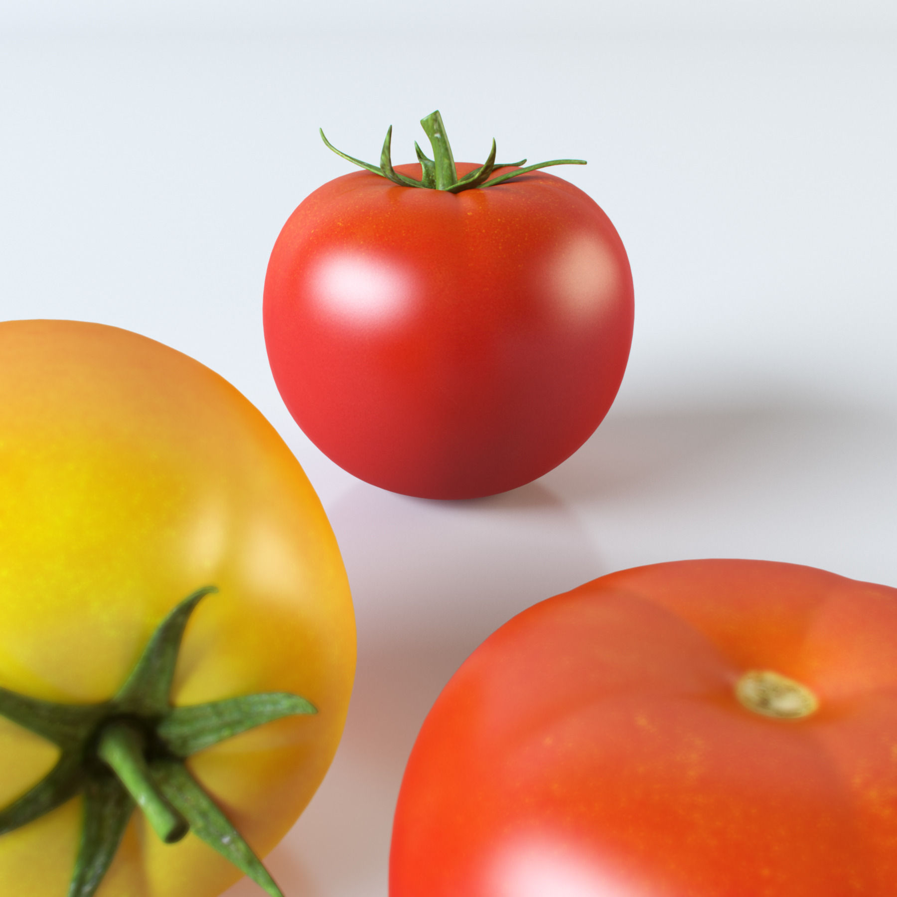 Vegetables Collection basil leaf 3D model_115