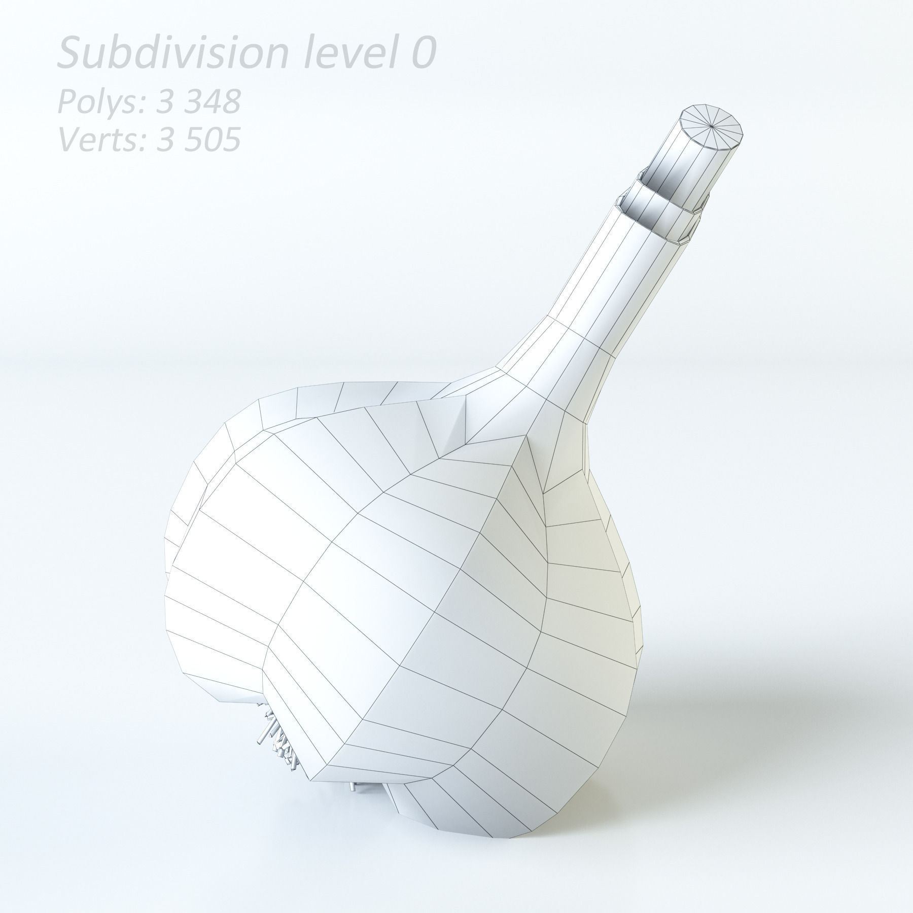 Vegetables Collection basil leaf 3D model_49