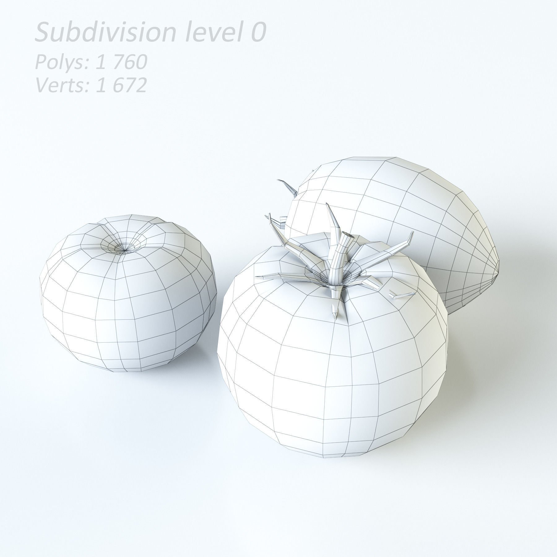 Vegetables Collection basil leaf 3D model_112