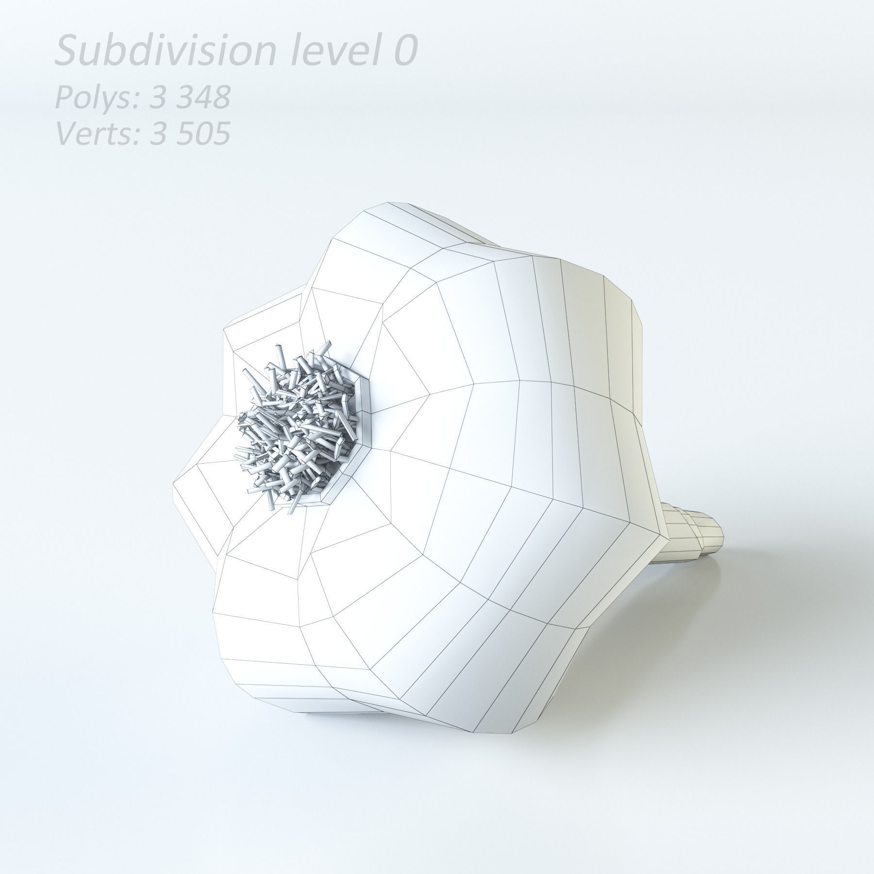 Vegetables Collection basil leaf 3D model_53