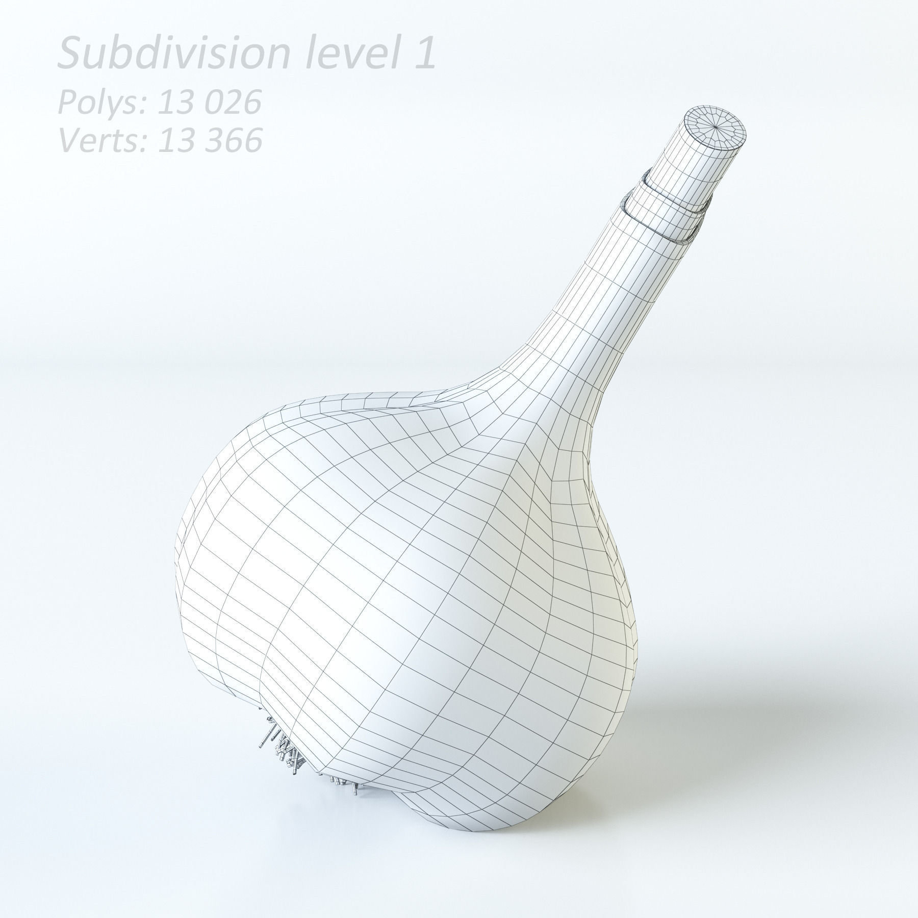 Vegetables Collection basil leaf 3D model_50