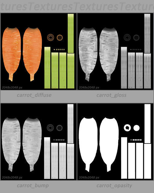 Vegetables Collection basil leaf 3D model_30