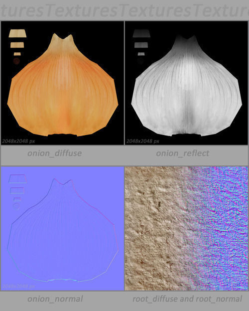 Vegetables Collection basil leaf 3D model_68
