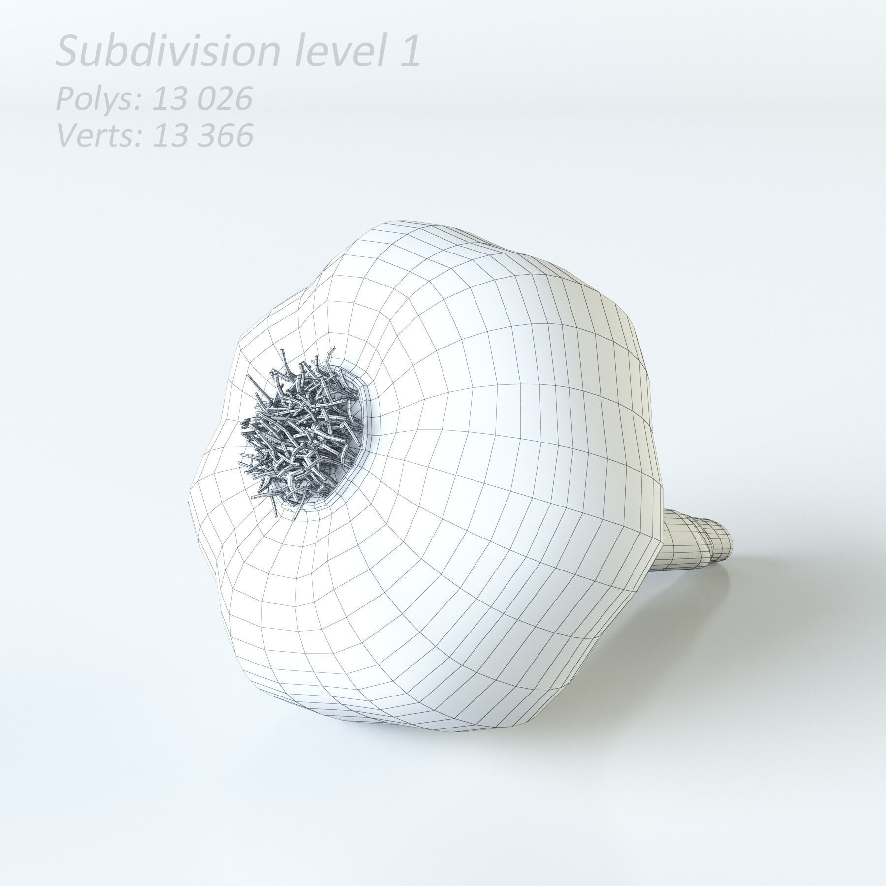 Vegetables Collection basil leaf 3D model_54