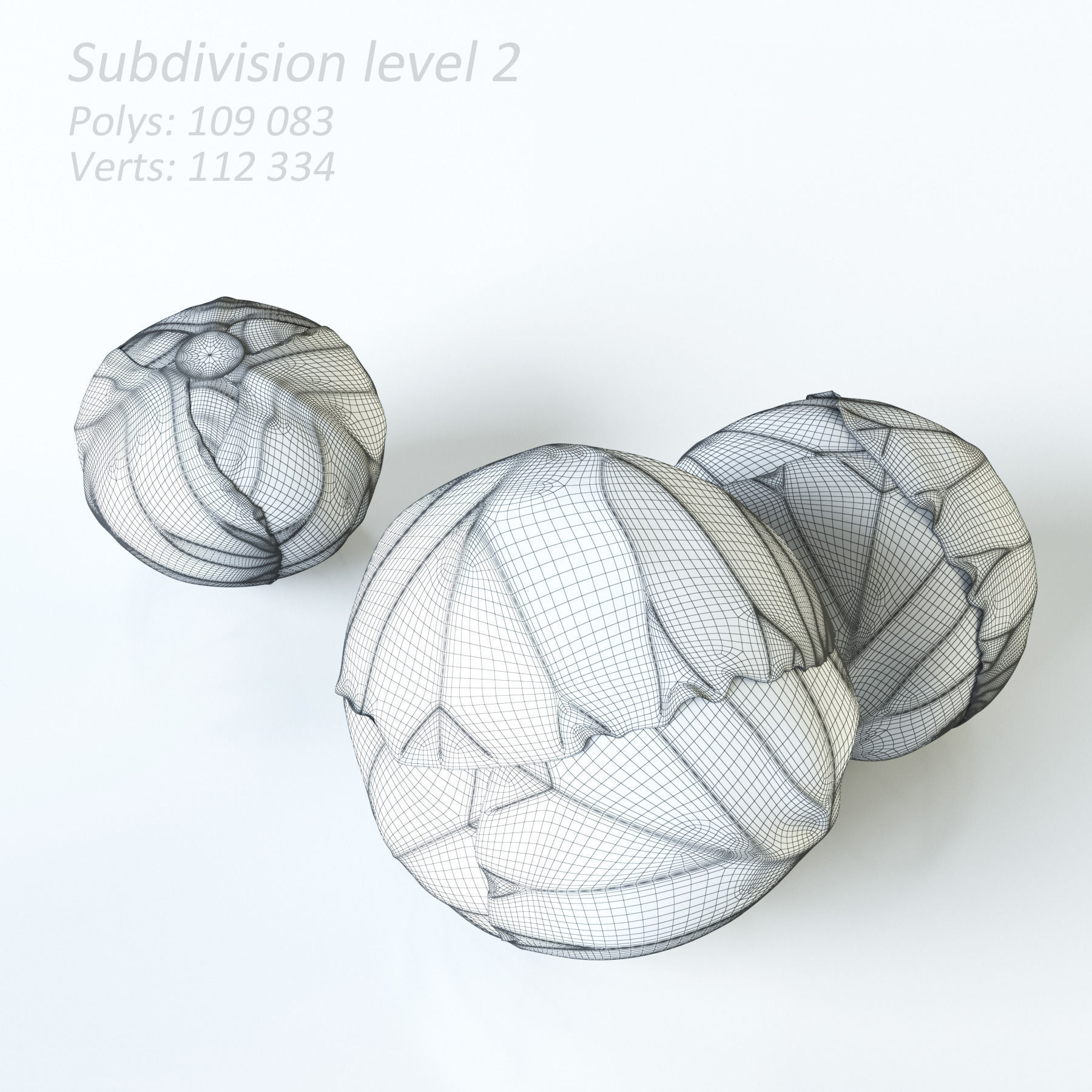 Vegetables Collection basil leaf 3D model_13