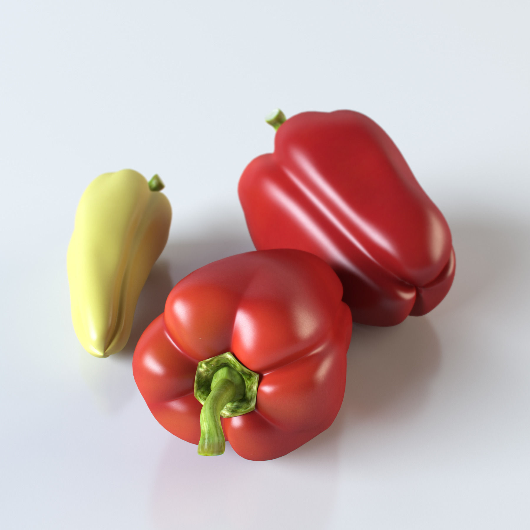 Vegetables Collection basil leaf 3D model_92
