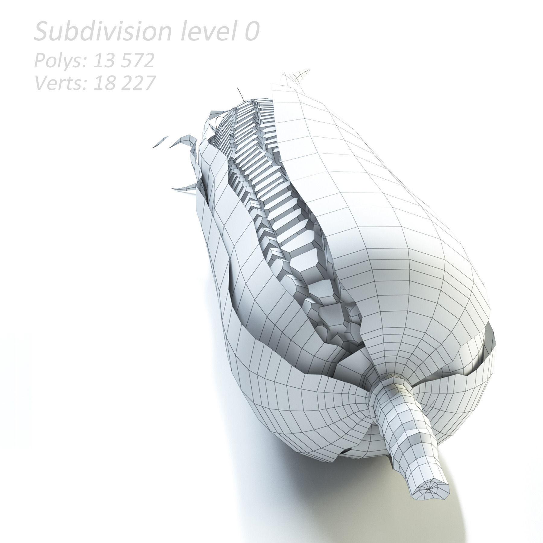 Vegetables Collection basil leaf 3D model_36