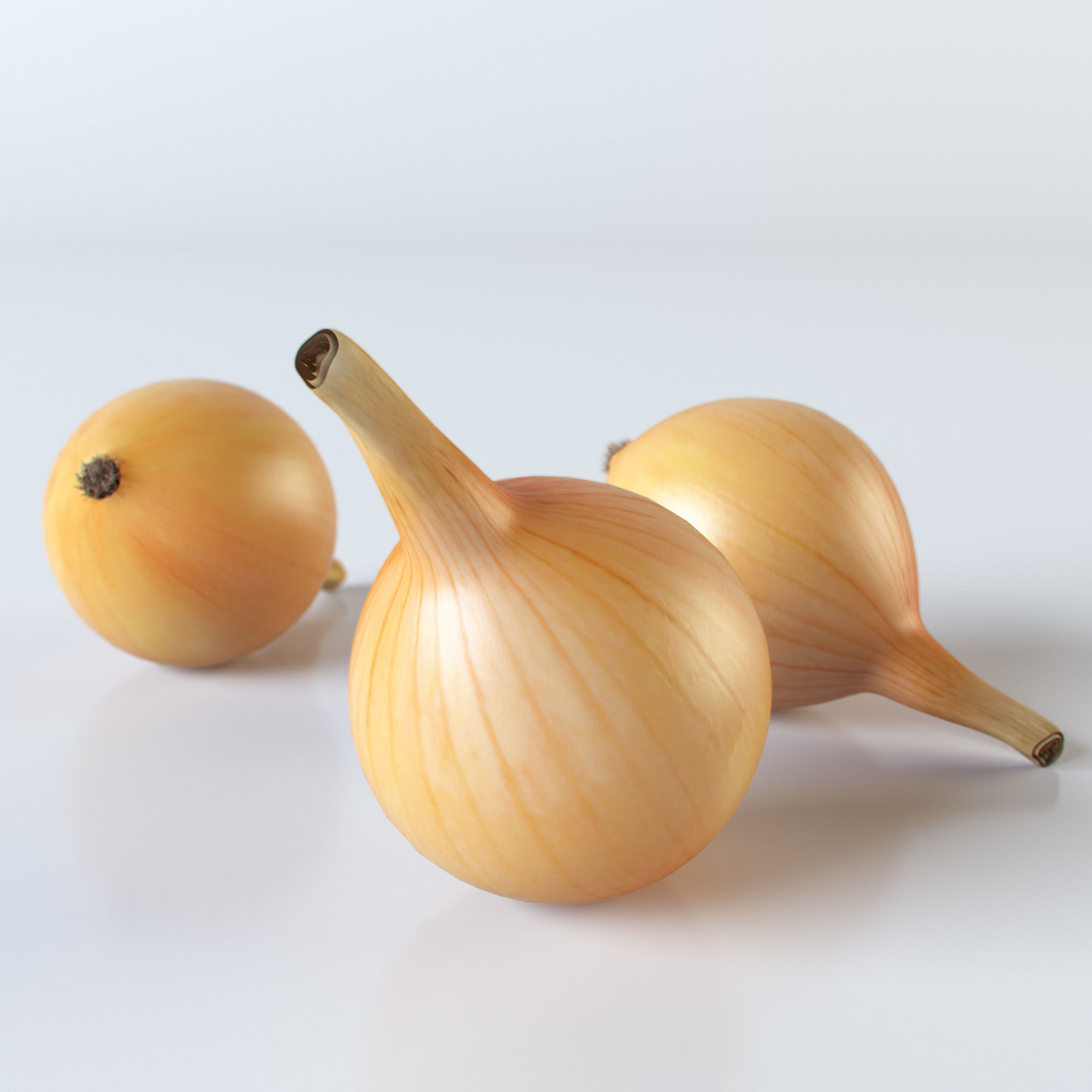 Vegetables Collection basil leaf 3D model_60