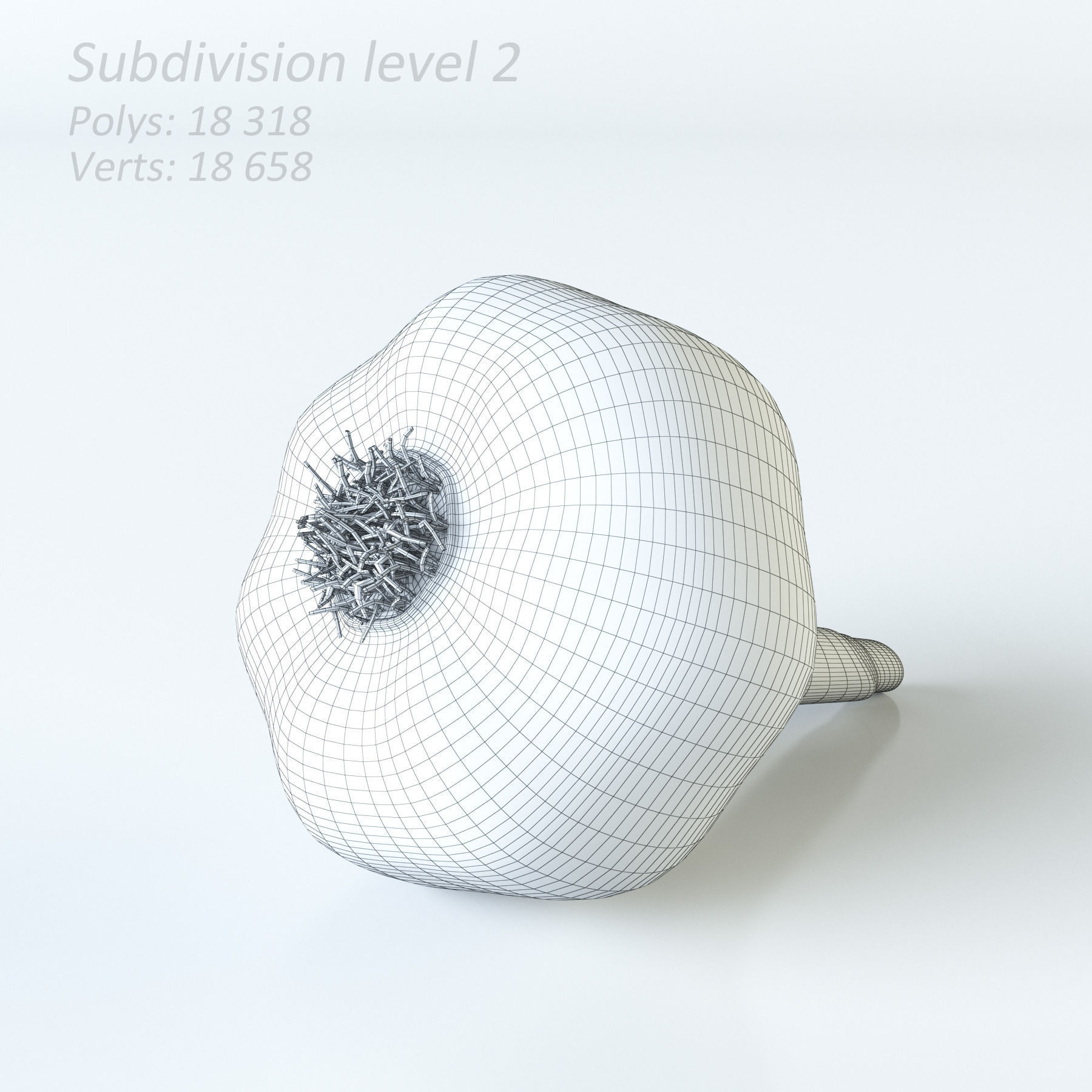 Vegetables Collection basil leaf 3D model_55