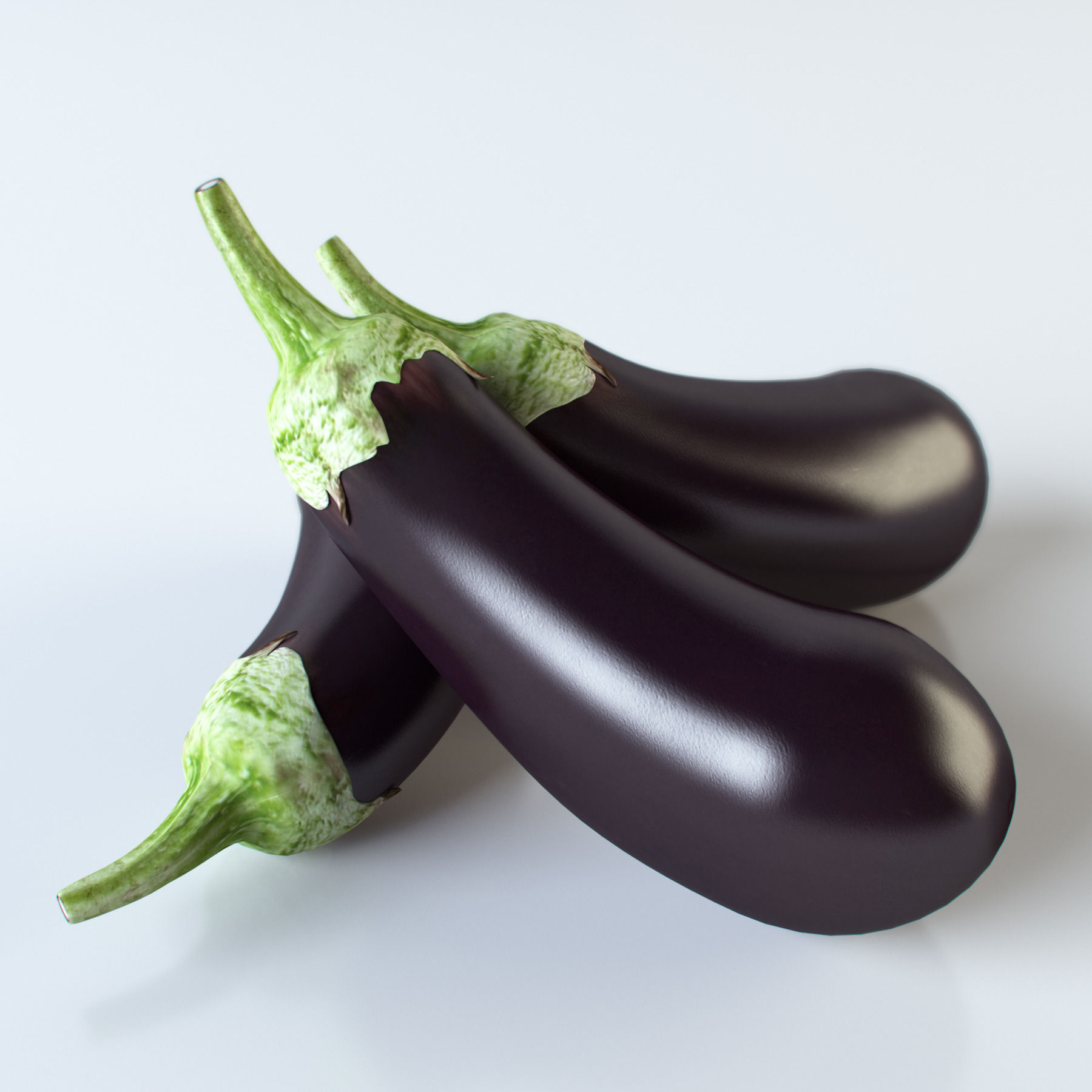 Vegetables Collection basil leaf 3D model_43