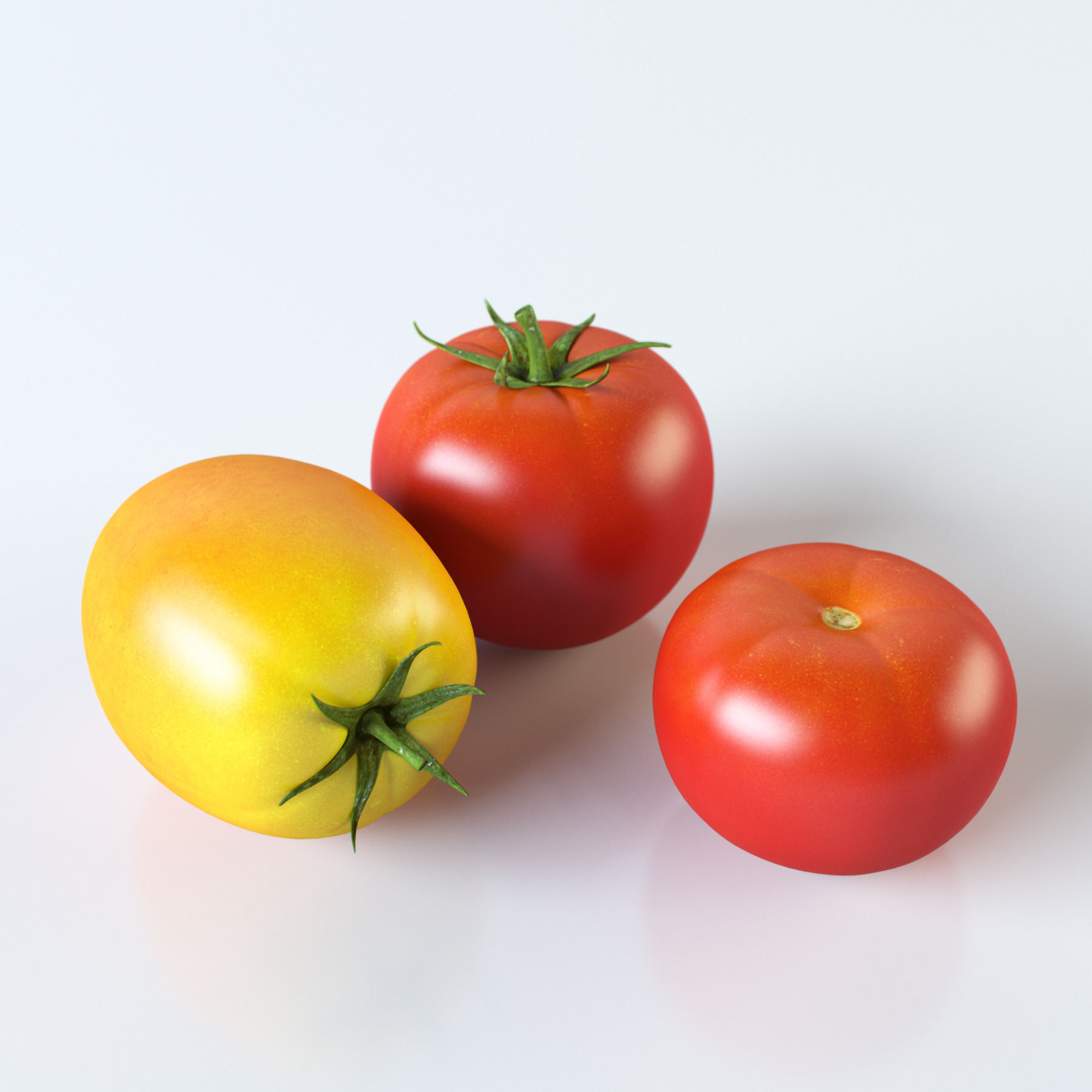 Vegetables Collection basil leaf 3D model_107